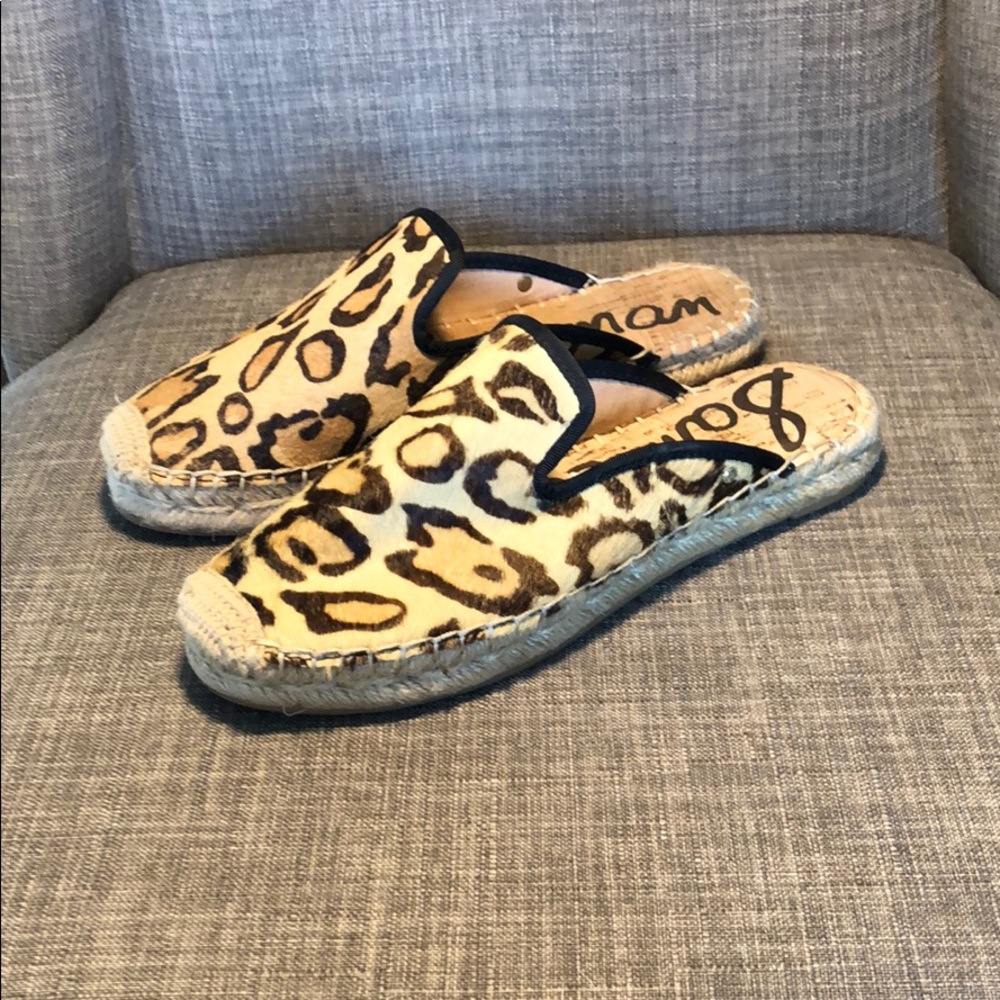 Sam Edelman Leopard Slip On Shoes Size 6